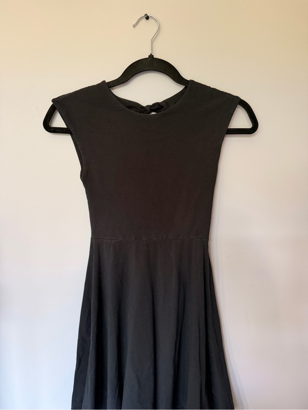 Talula Black Sleeveless Midi Fit-and-Flare Dress